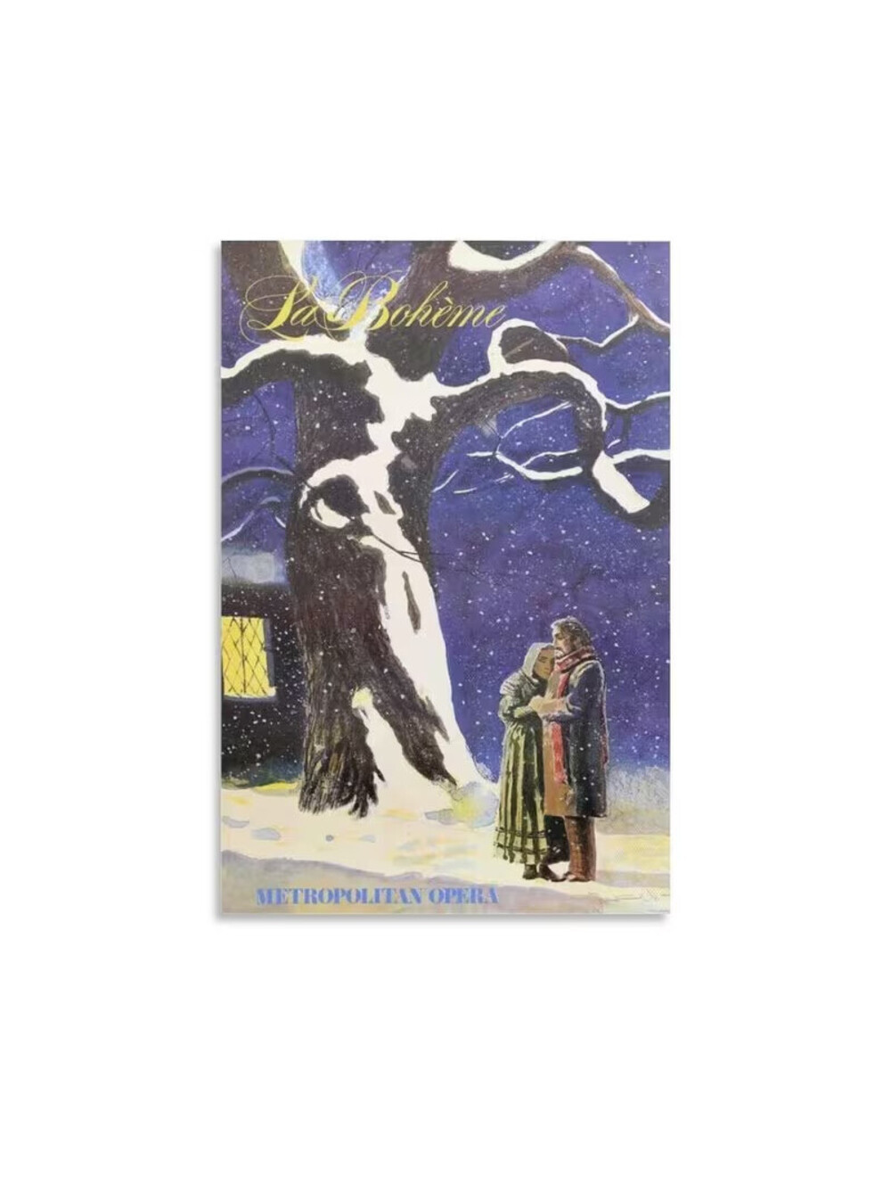 La Bohème Metropolitan Opera Canvas Wall Art 16x24"
